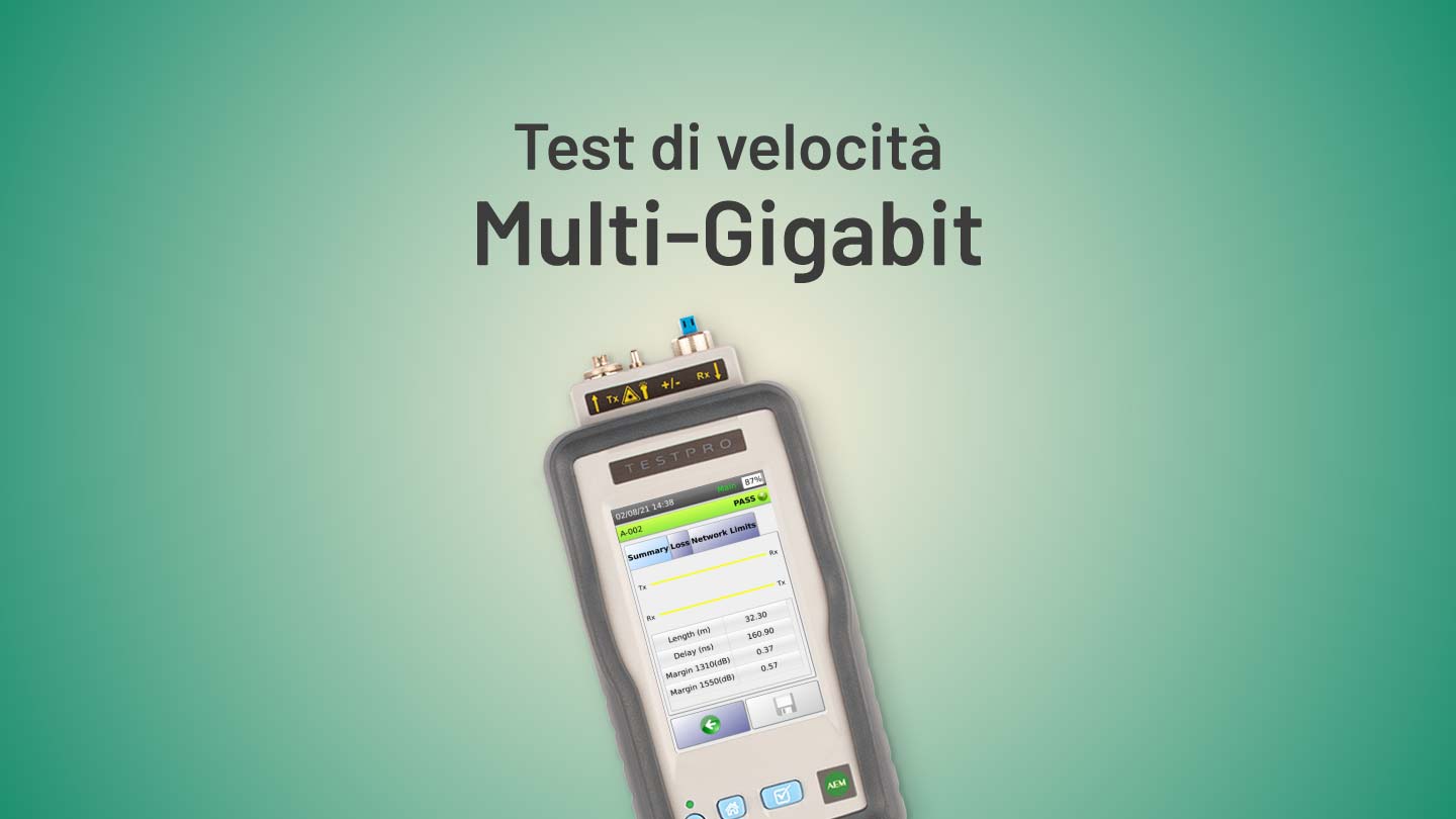 test velocita multi gigabit 40 - TestPro CV100 - Antigone